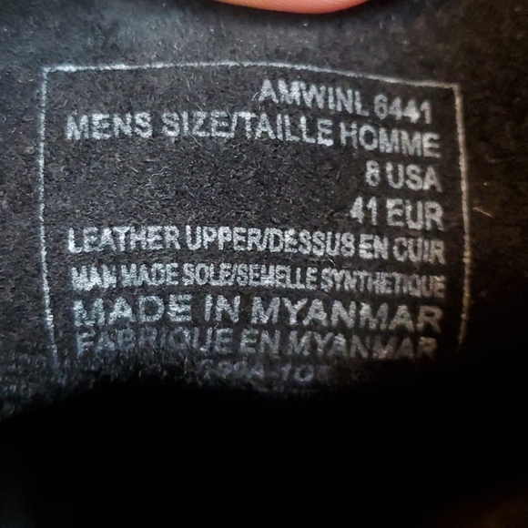 Andrew Marc Men's Winchester Leather Boots Sz. 8 - Picture 4 of 5